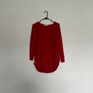 Michael Kors red sweater shirt